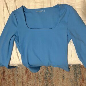 A&F sqaureneck long-sleeve body suit